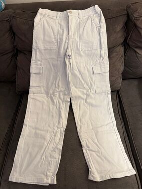 Forever 21 powder Blue Cargo Pants - Pocketed Utility Style